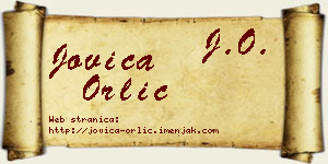 Jovica Orlić vizit kartica